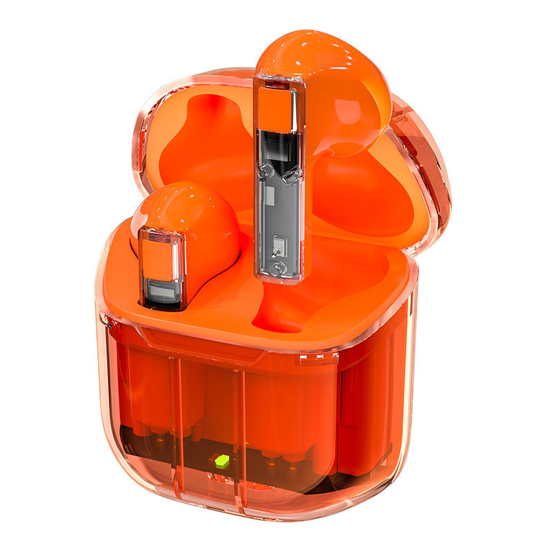 YX06 Transparent Bluetooth Headset Low Delay Wireless TWS Game Video Games Sports Headset