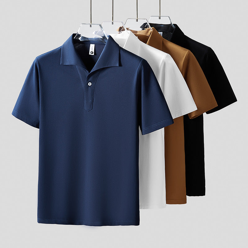 Men's polo shirt short sleeved t-shirt