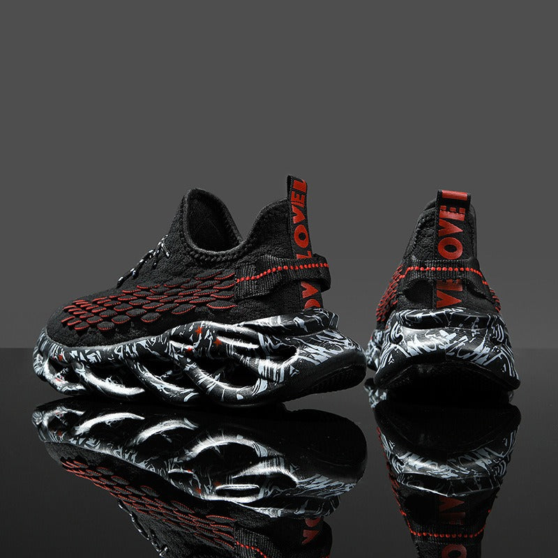 Blade shoes men's casual shoes men's fly woven mesh breathable running shoes men's mesh shoes