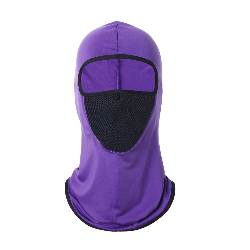 Summer Sunscreen Mask Breathable Anti-Ultraviolet Sports Mask Headgear Outdoor Neck Protection Headgear Riding Mask