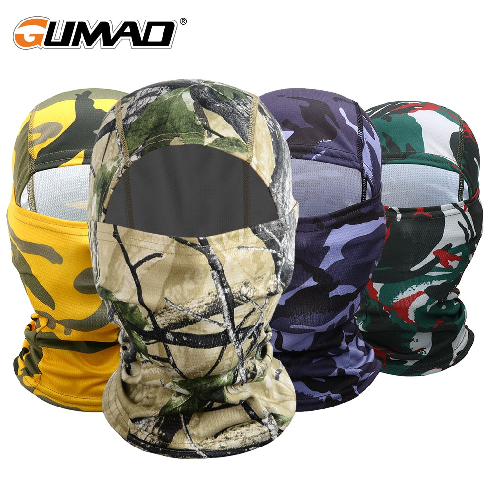 Jungle Camouflage Balaclava Full Face Bicycle Hunting Cycling Army Airsoft Sport Bike Military Tactical Paintball Ninja Hat