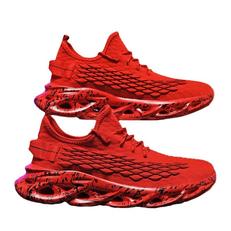 Blade shoes men's casual shoes men's fly woven mesh breathable running shoes men's mesh shoes
