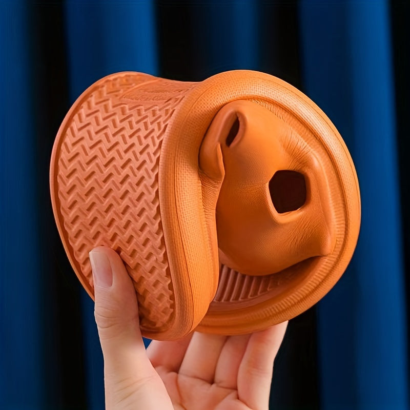 Men's Lightweight Non-Slip Open Toe Quick-Drying Slides For Bathroom Beach, Summer