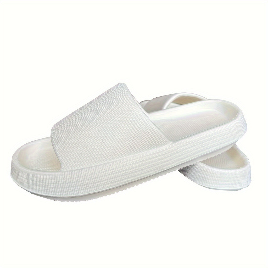 CloudSoft Women's Slides - Chic Comfort, Non-Slip Grip, Wear-Resistant, Perfect for Home & Bath