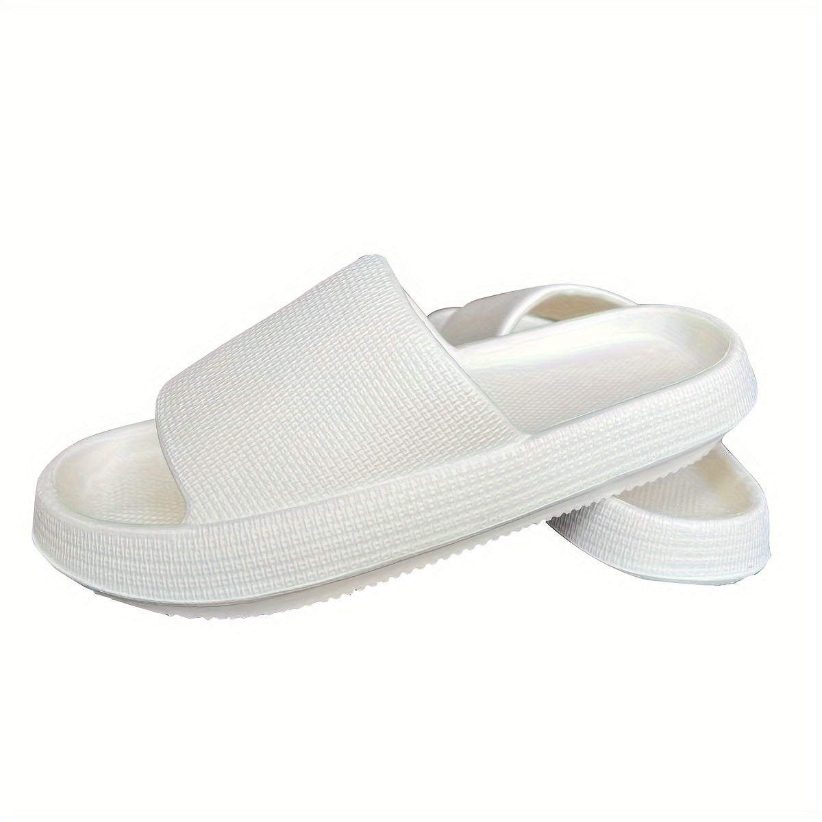 CloudSoft Women's Slides - Chic Comfort, Non-Slip Grip, Wear-Resistant, Perfect for Home & Bath