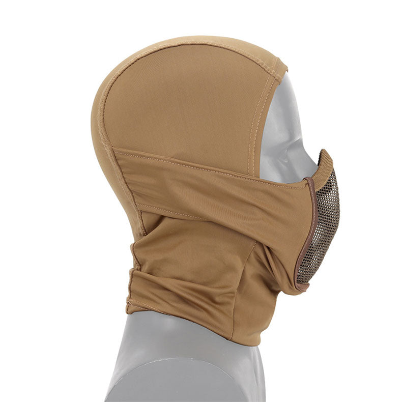 Tactical Full Face Cover Men Balaclava Quick Dry Headwear Face Protection Battle Neck Veil