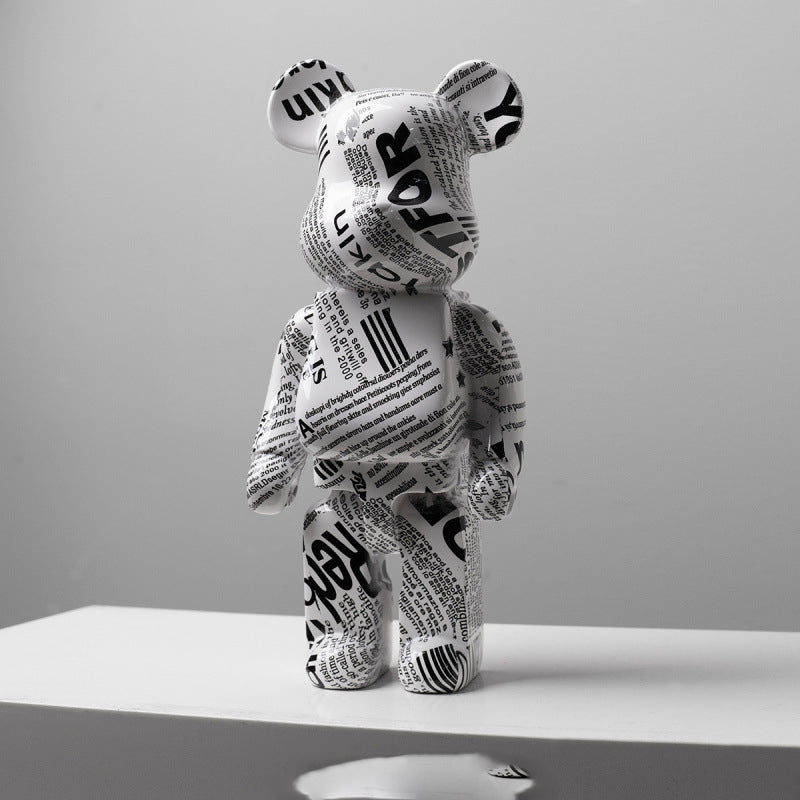 Rabbit ornament violent bear living room decoration