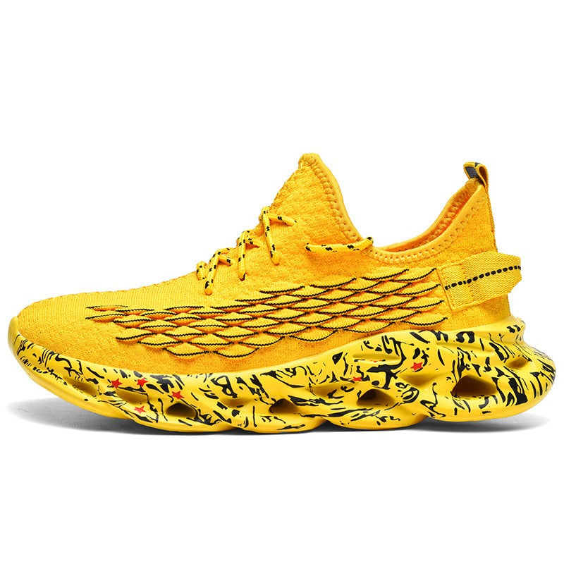 Blade shoes men's casual shoes men's fly woven mesh breathable running shoes men's mesh shoes