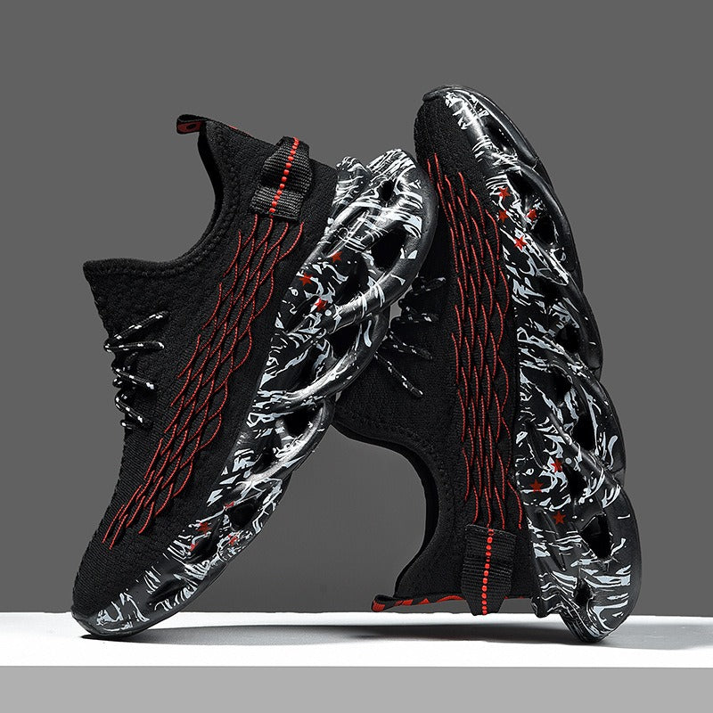 Blade shoes men's casual shoes men's fly woven mesh breathable running shoes men's mesh shoes