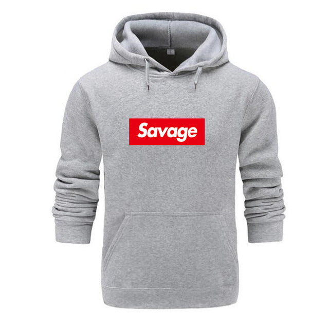 Mens Hoodies Savage Hoodies Parody No Heart X Savage Gang ATL Cotton Long Sleeved Hoodies Suprem
