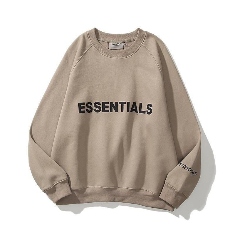 FEAROFGOD Double Line Essentials Fleece Hoodie Unisex Letter Print Sweatshirt