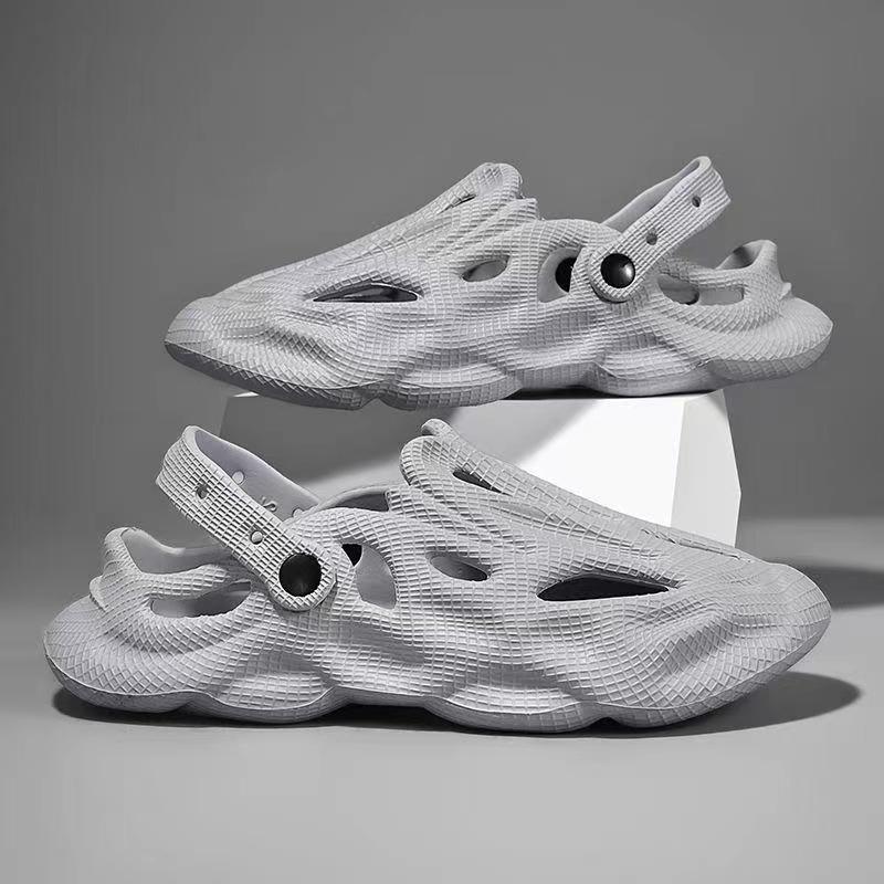 Men's Fashion Plain Color Clogs Anti Skid Closed-toe Slides Slippers Quick Drying Foam Runners For Indoor Outdoor Shower Beach Pool