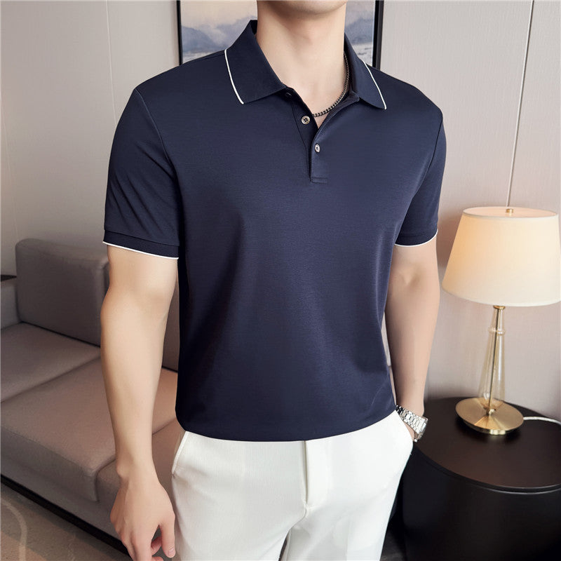 Short sleeved polo shirt for men T-shirt