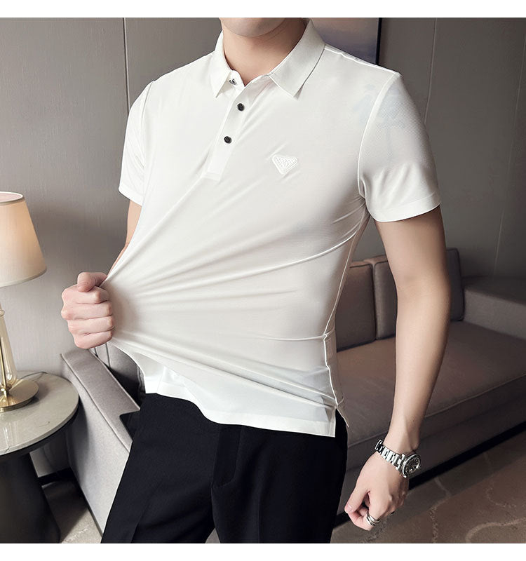 Short-Sleeved Polo Shirt Men's T-Shirt