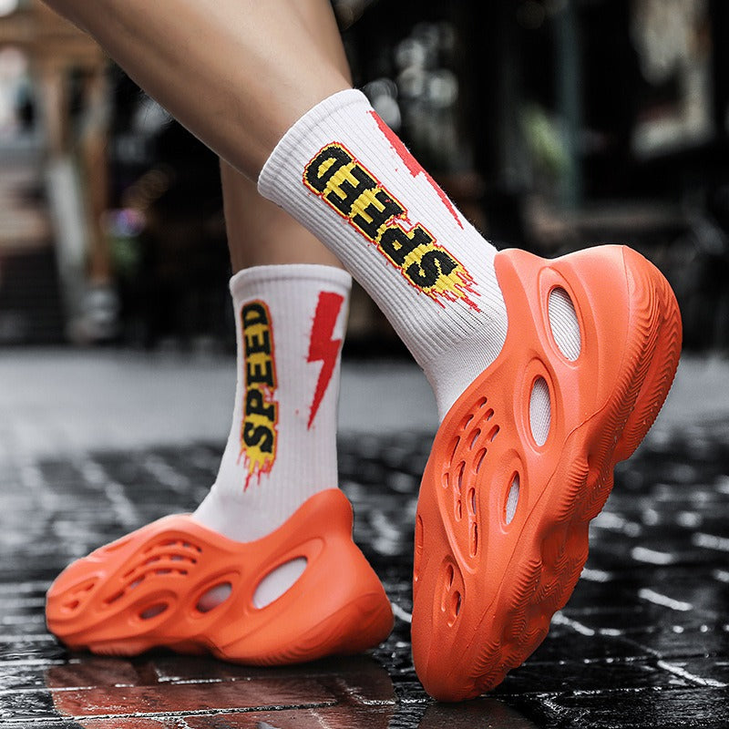 Kanye Yeezy Coconut Cave Shoes Summer Men's and Women's Creek Walking Shoes Leisure Beach Parent Child Shoes Men's