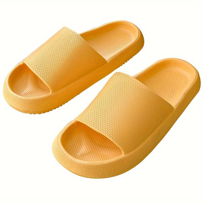 CloudSoft Women's Slides - Chic Comfort, Non-Slip Grip, Wear-Resistant, Perfect for Home & Bath