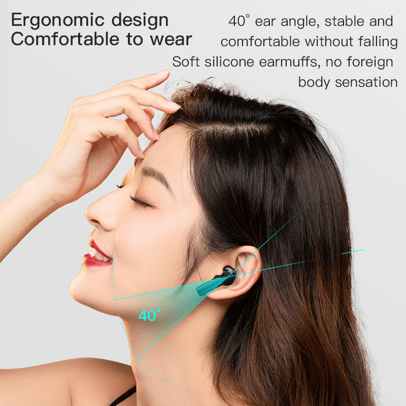 W20 New Bluetooth Headset TWS In-Ear Touch Motion Noise-Cancelling True Wireless Headset