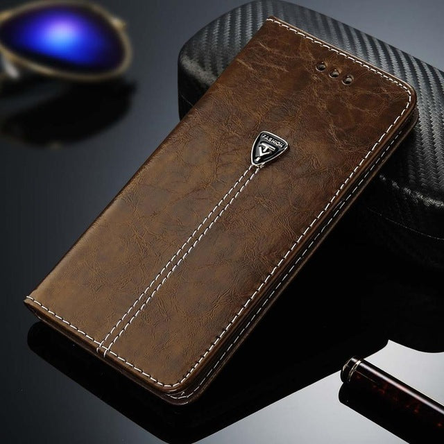 Flip Leather Phone Case Wallet Card Slots Cases Cover For iPhone