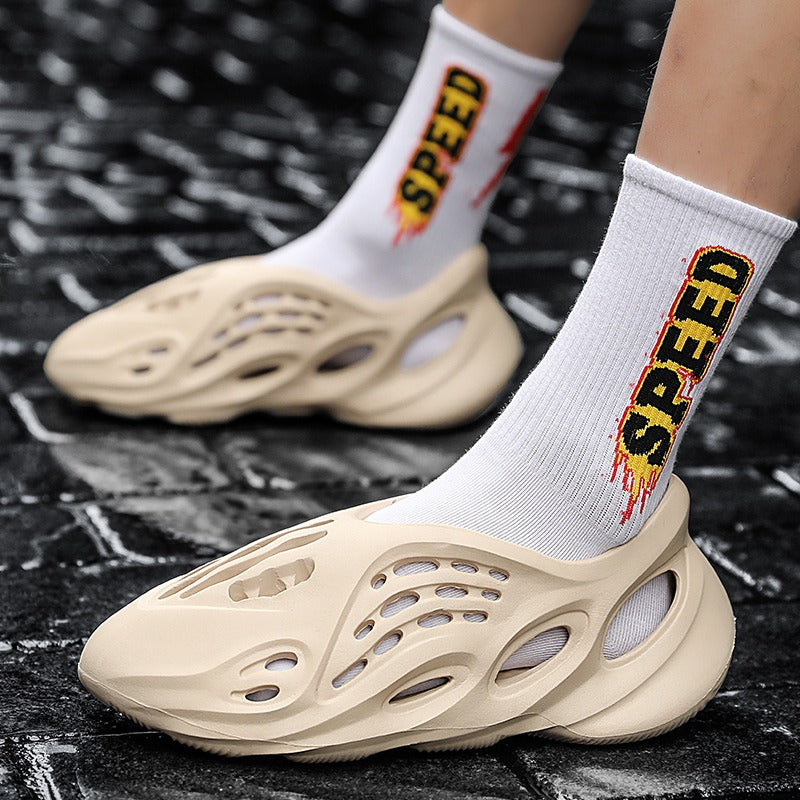 Kanye Yeezy Coconut Cave Shoes Summer Men's and Women's Creek Walking Shoes Leisure Beach Parent Child Shoes Men's