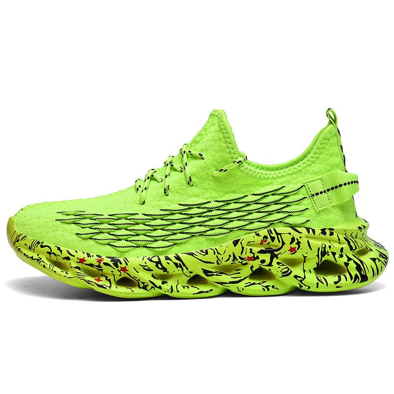 Blade shoes men's casual shoes men's fly woven mesh breathable running shoes men's mesh shoes