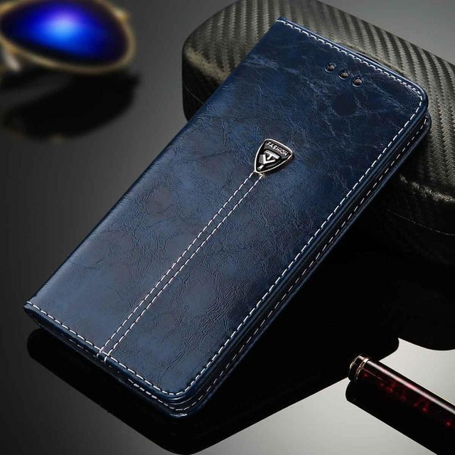 Flip Leather Phone Case Wallet Card Slots Cases Cover For iPhone