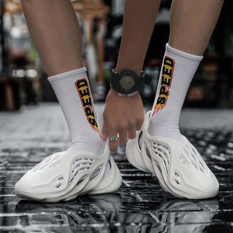 Kanye Yeezy Coconut Cave Shoes Summer Men's and Women's Creek Walking Shoes Leisure Beach Parent Child Shoes Men's