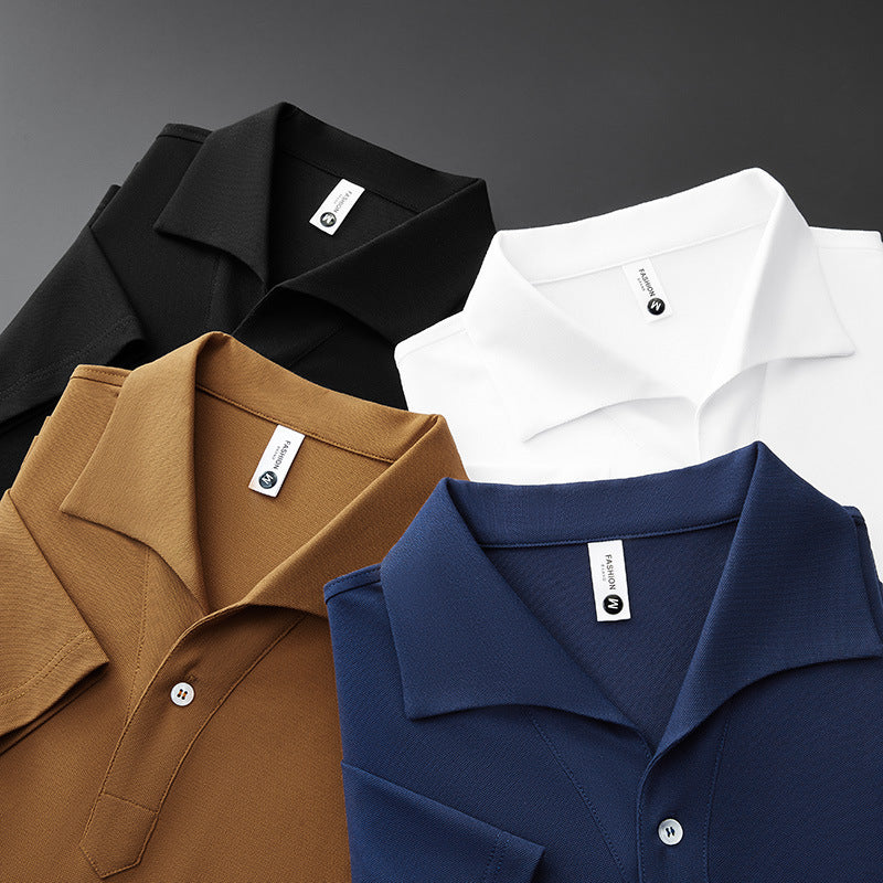 Men's polo shirt short sleeved t-shirt