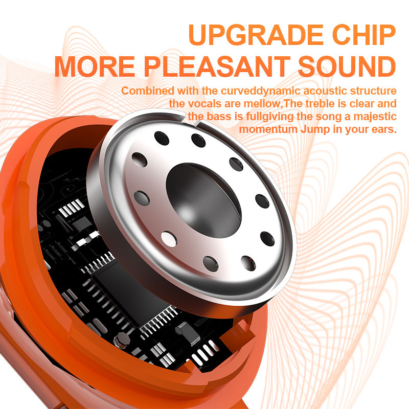 YX06 Transparent Bluetooth Headset Low Delay Wireless TWS Game Video Games Sports Headset