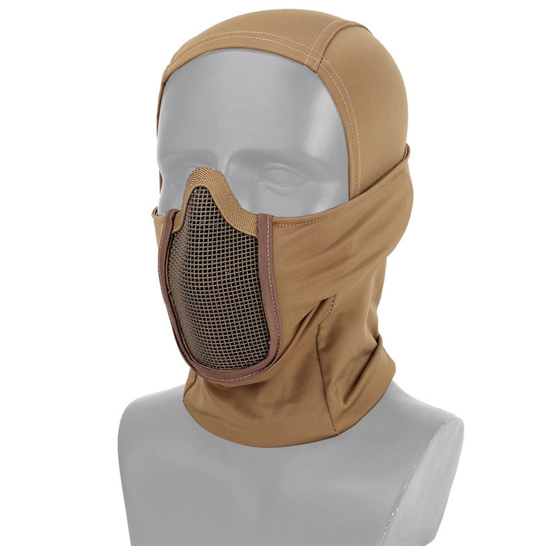 Tactical Full Face Cover Men Balaclava Quick Dry Headwear Face Protection Battle Neck Veil