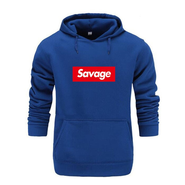 Mens Hoodies Savage Hoodies Parody No Heart X Savage Gang ATL Cotton Long Sleeved Hoodies Suprem