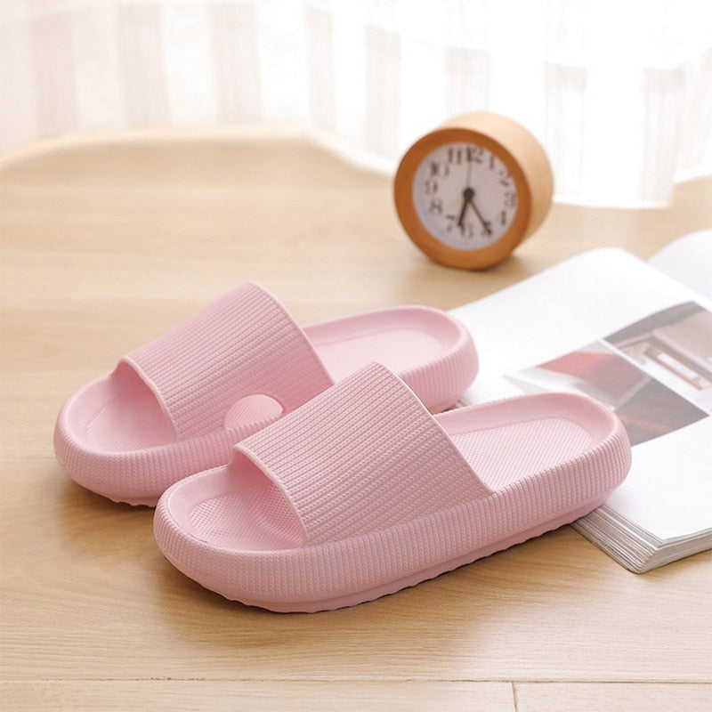 Thick Platform Slippers Women Indoor Bathroom Slipper Soft EVA Anti-slip Lovers Home Floor Slides Ladies Summer Shoes