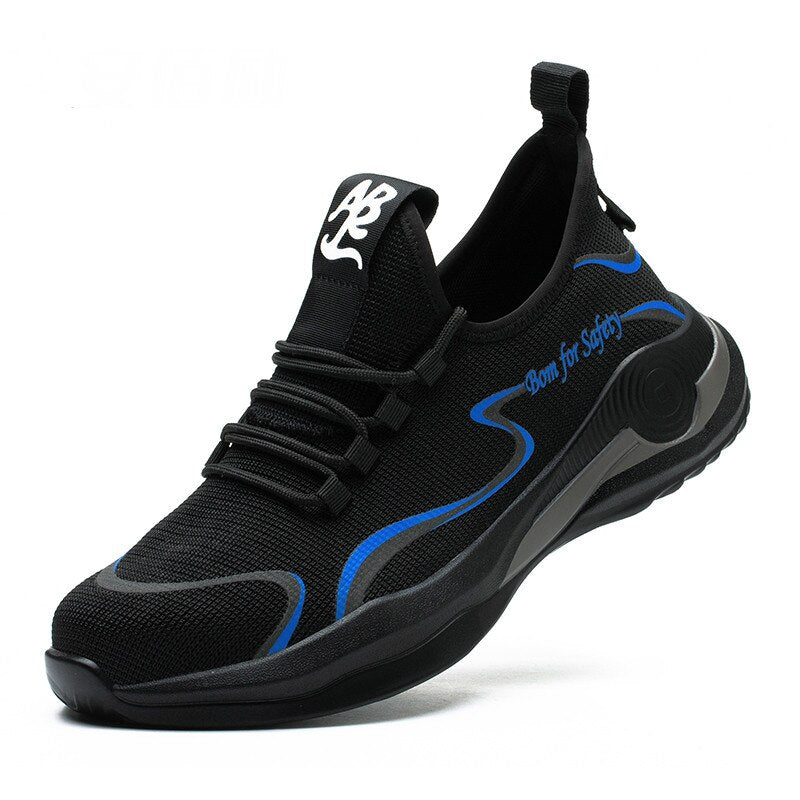 Lightweight Work Shoes Sneakers Puncture-Proof Safety Shoes