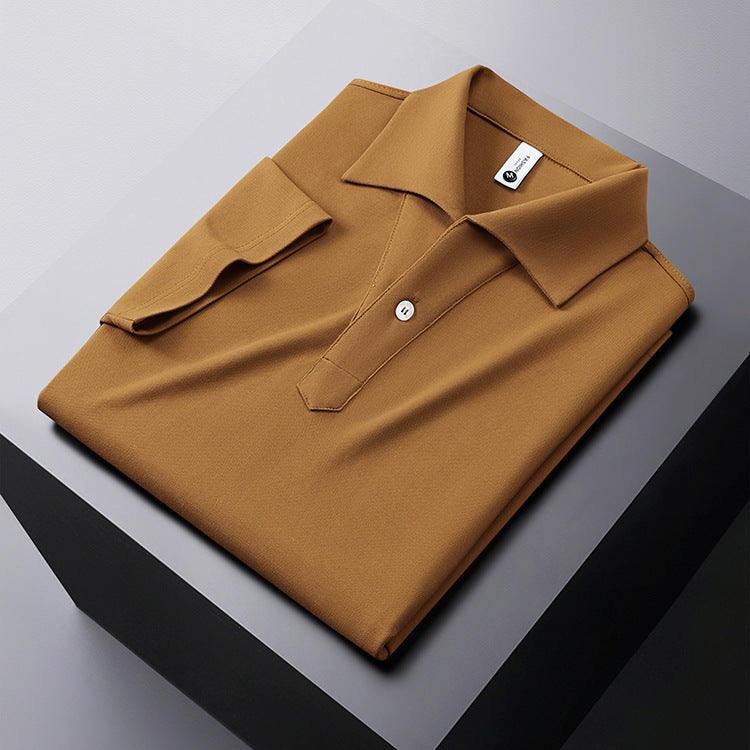 Men's polo shirt short sleeved t-shirt