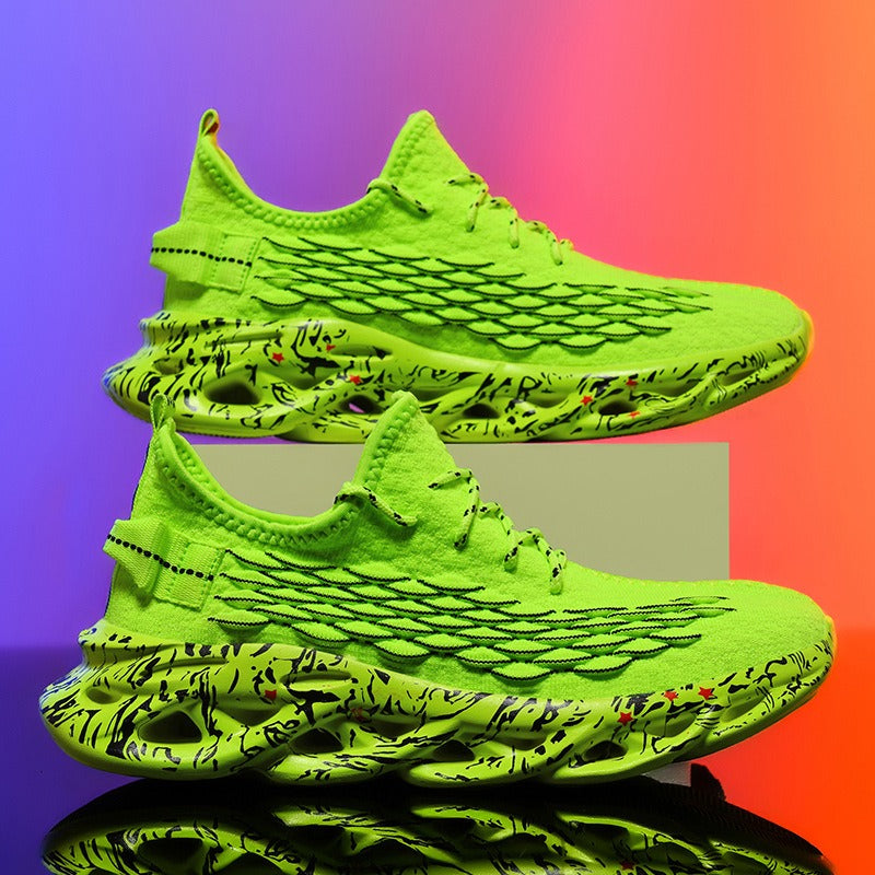 Blade shoes men's casual shoes men's fly woven mesh breathable running shoes men's mesh shoes