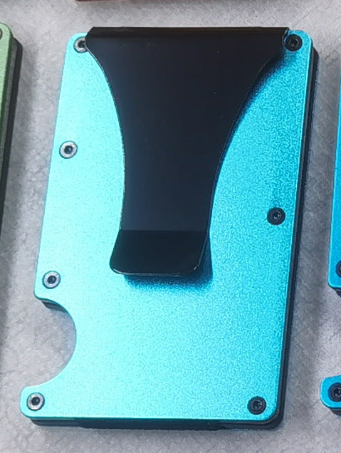 Carbon Fiber Metal Card Holder Anti-theft Brush NFC Ultra-thin Small Large Capacity Anti-degaussing Wallet Bank Card Holder