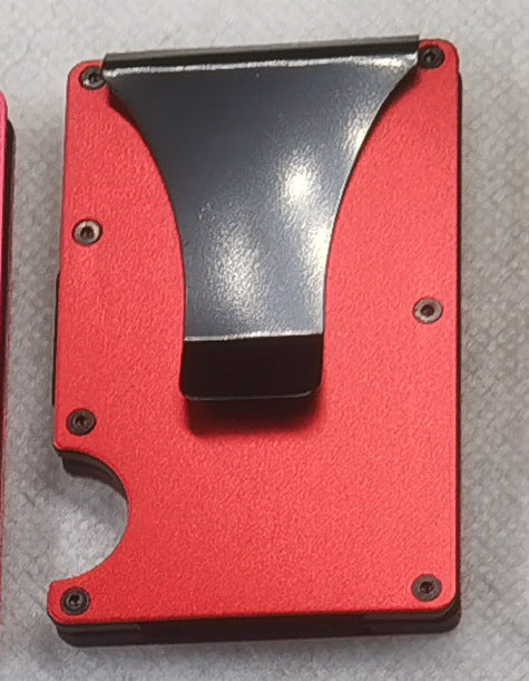 Carbon Fiber Metal Card Holder Anti-theft Brush NFC Ultra-thin Small Large Capacity Anti-degaussing Wallet Bank Card Holder