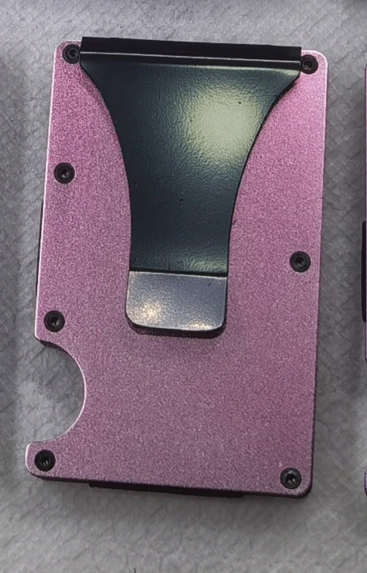 Carbon Fiber Metal Card Holder Anti-theft Brush NFC Ultra-thin Small Large Capacity Anti-degaussing Wallet Bank Card Holder