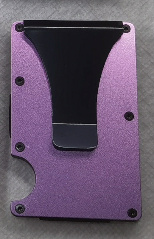 Carbon Fiber Metal Card Holder Anti-theft Brush NFC Ultra-thin Small Large Capacity Anti-degaussing Wallet Bank Card Holder