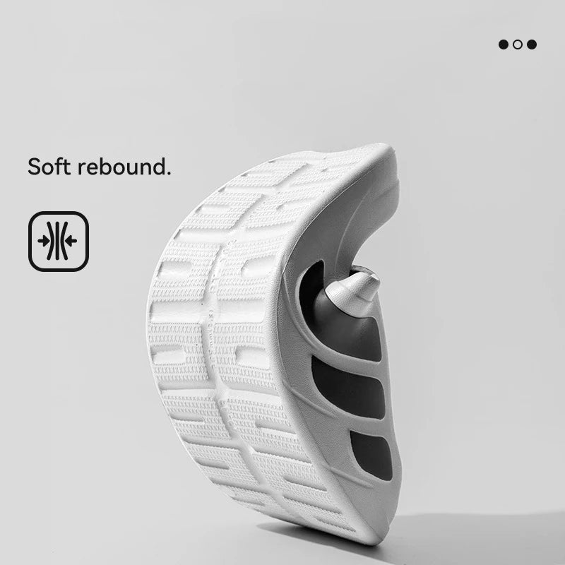 New Men Slippers Slides with a Sense High Aesthetic Value External Wear Anti Slip Thick Bottom, Beach Cool Slippers for Men