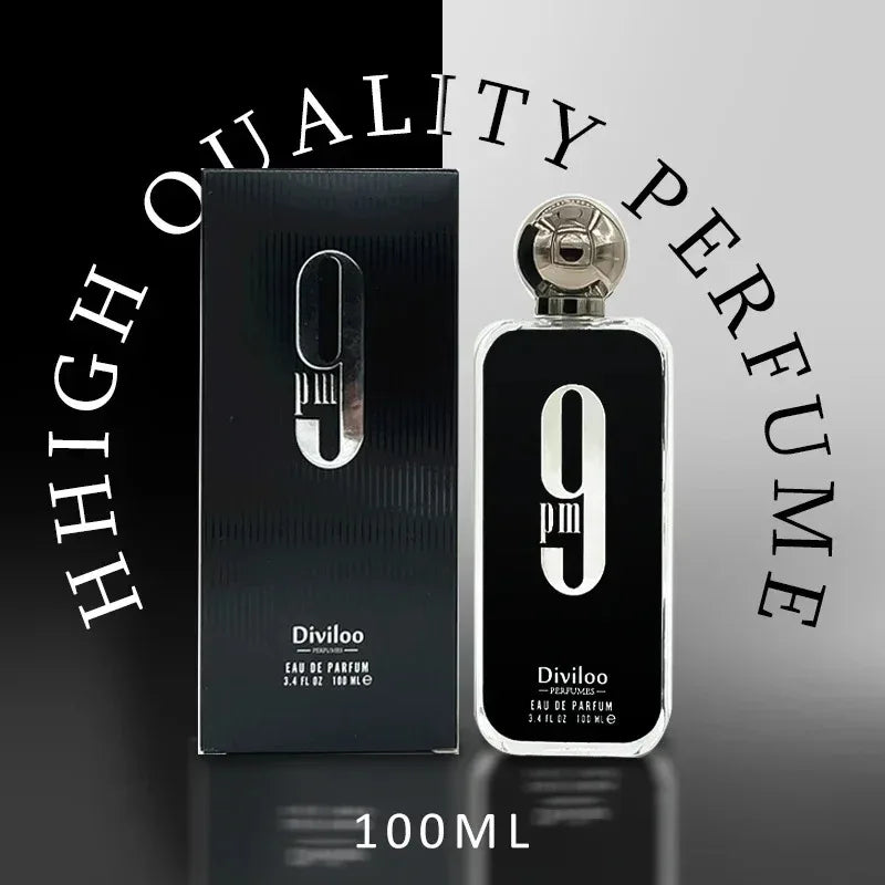 NO9 Pm Elixir Perfume for Men 100ml Long Lasting Eau De Parfum Fragrance Original Arabes Cologne Spray Gentleman Gift Night Date