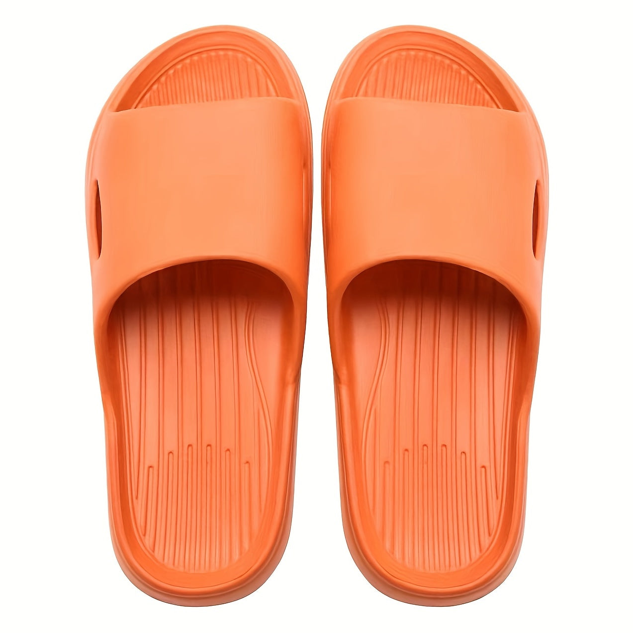 Men's Lightweight Non-Slip Open Toe Quick-Drying Slides For Bathroom Beach, Summer