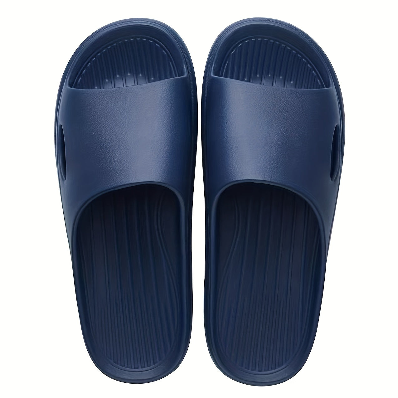 Men's Lightweight Non-Slip Open Toe Quick-Drying Slides For Bathroom Beach, Summer